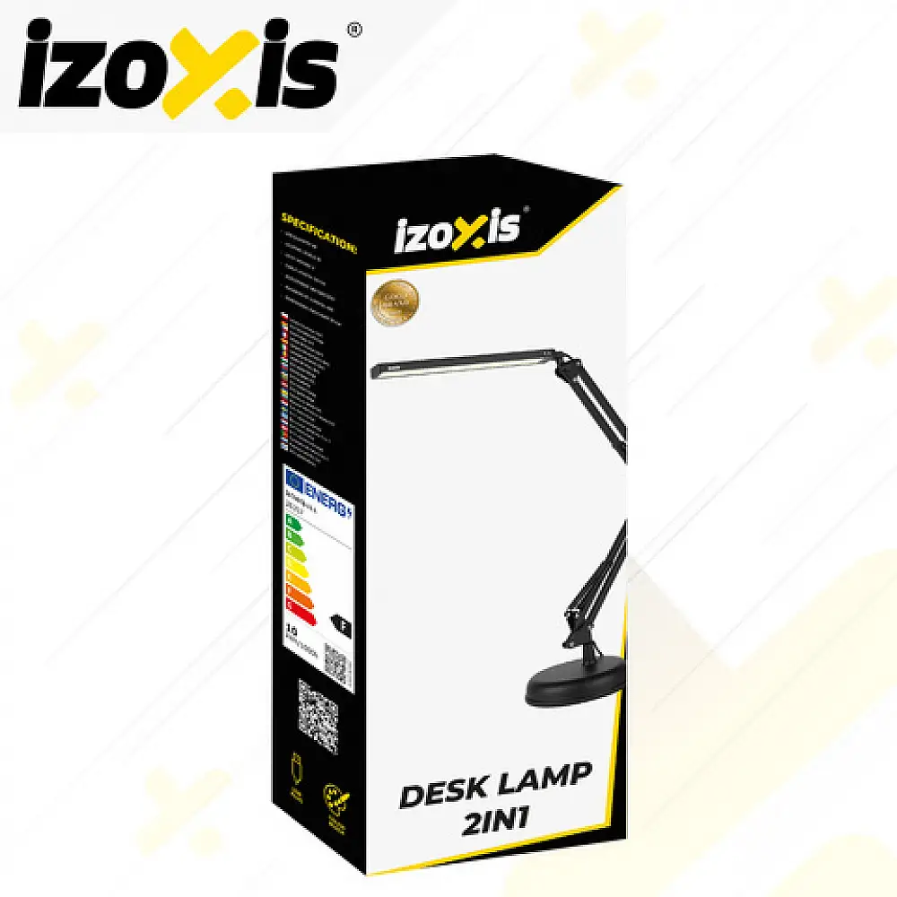 Izoxis LED Φωτιστικό Γραφείου με Σπαστό Βραχίονα 26357