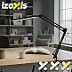 Izoxis LED Φωτιστικό Γραφείου με Σπαστό Βραχίονα 26357