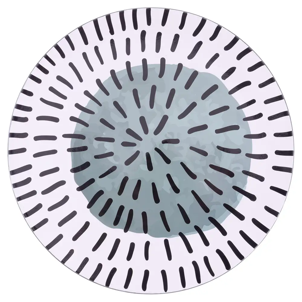 Villa D'Este Σετ 6τμχ Πιάτο βάσης 33 εκ από πλαστικό PP Venice Lido Modern 5916300