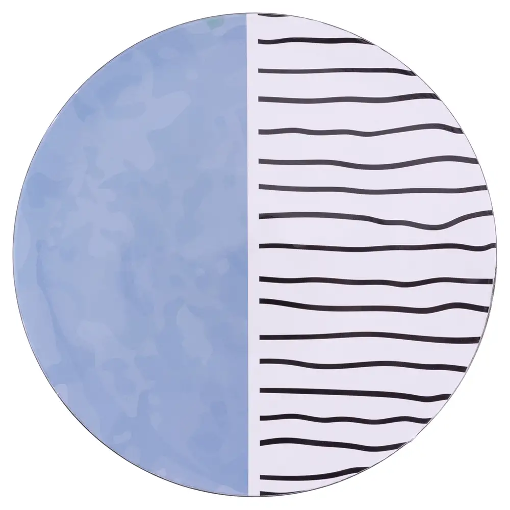 Villa D'Este Σετ 6τμχ Πιάτο βάσης 33 εκ από πλαστικό PP Venice Lido Modern 5916300