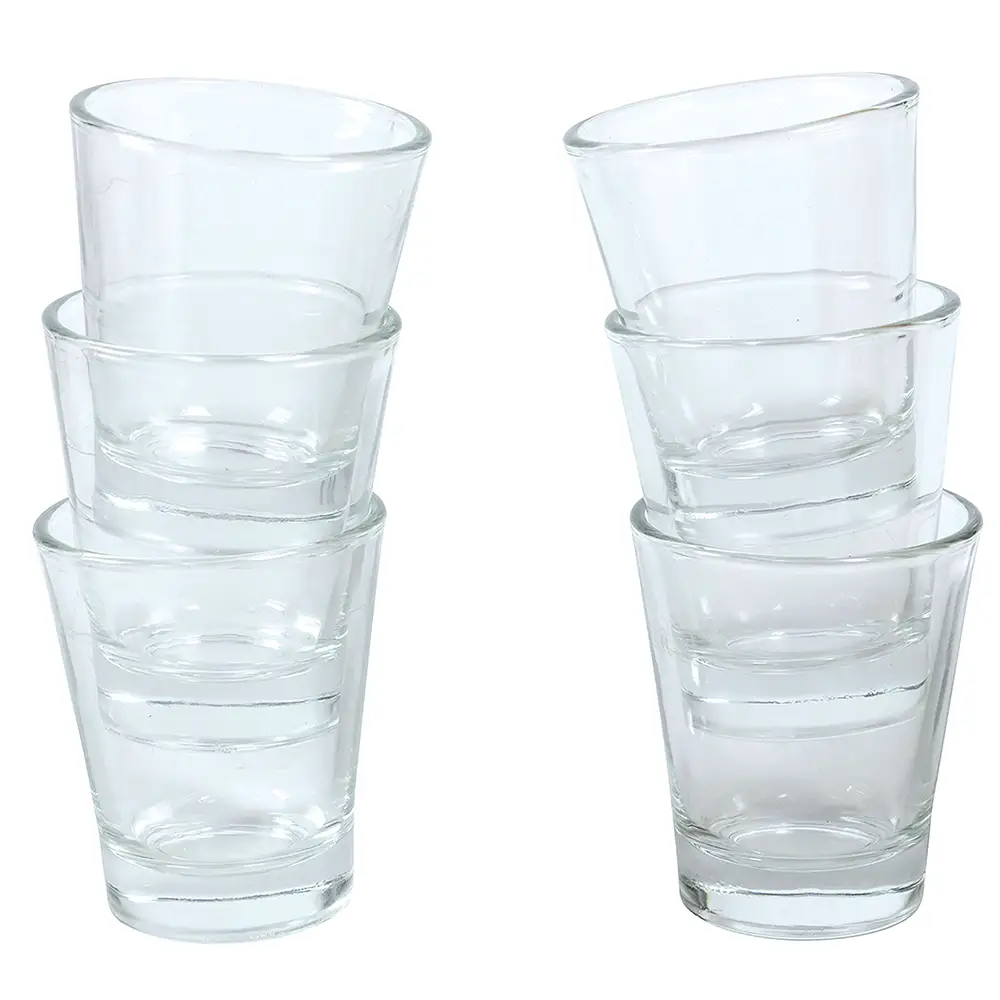 Galileo Σετ 6 ποτηράκια καφέ 90 ml από γυαλί Espressino 5910644