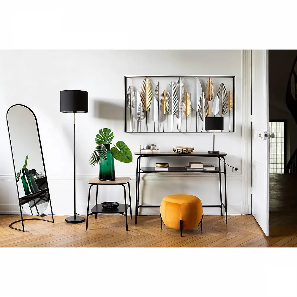 Atmosphera Επιδαπέδιο Καθρέφτης Γυαλί & Ατσάλι, 39 x 39,5 x 136 εκ. 169353