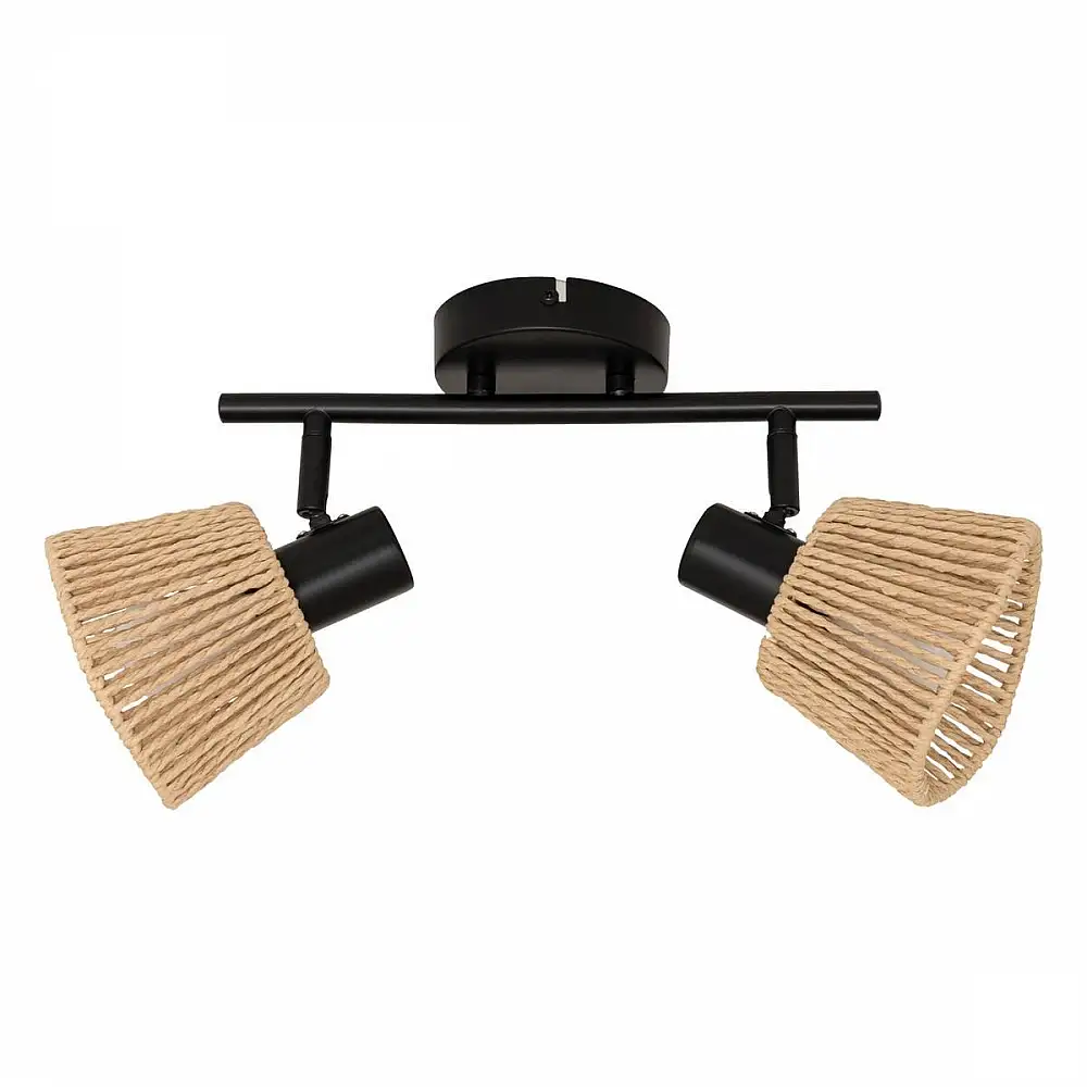 Atmosphera Δίφωτο Φωτιστικό Τοίχου/Οροφής Myha με Σχοινί 28 x 15 x 19,5 cm 205972