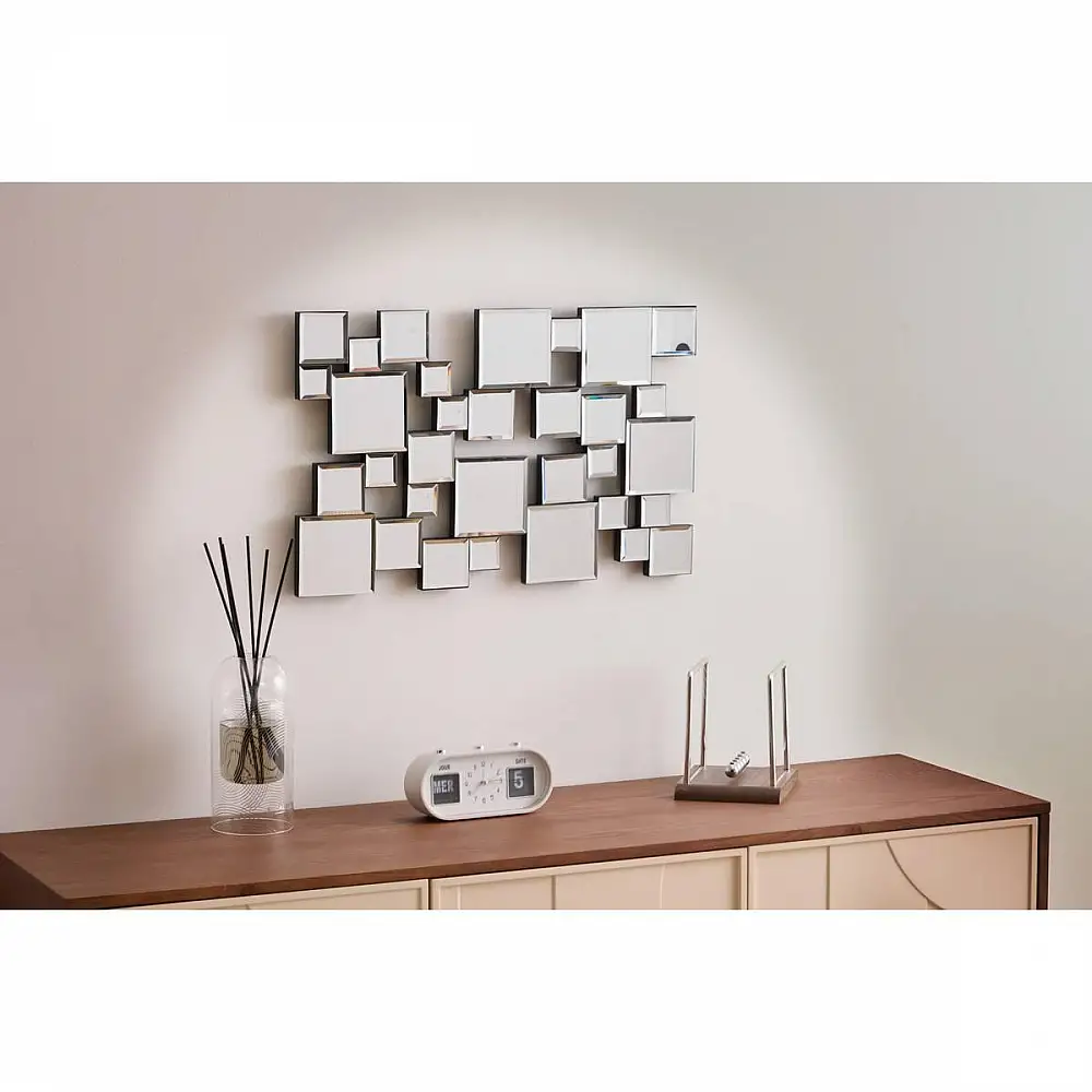 Atmosphera Διακοσμητικό Τοίχου με Γυαλί για Εσωτερικό Χώρο 38 x 2 x 60 cm 210428