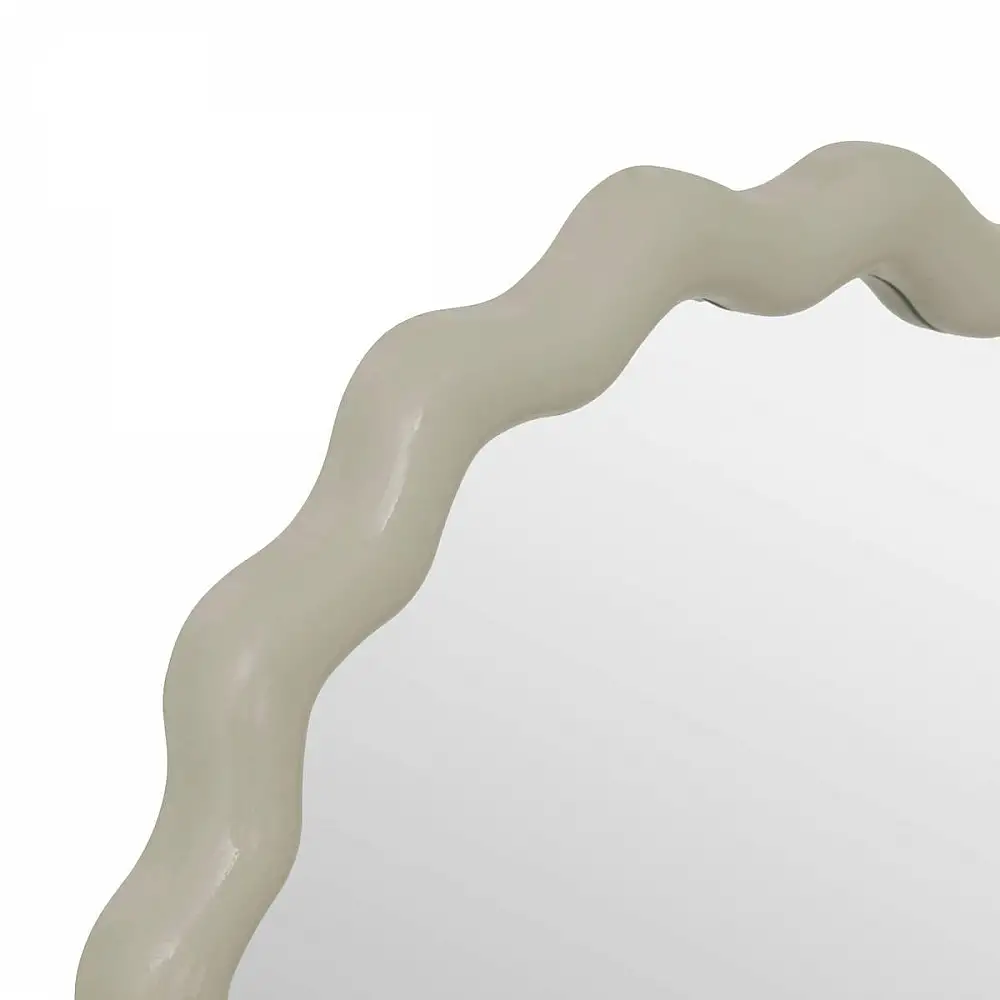 Atmosphera Καθρέπτες με Γυαλιστερό Κυματιστό Πλαίσιο 50x1.8x50 εκ. 210439