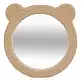 Atmosphera Καθρέφτης Παιδικού Δωματίου σε Σχήμα Αρκούδας, 33,5 x 33,5 cm 211047