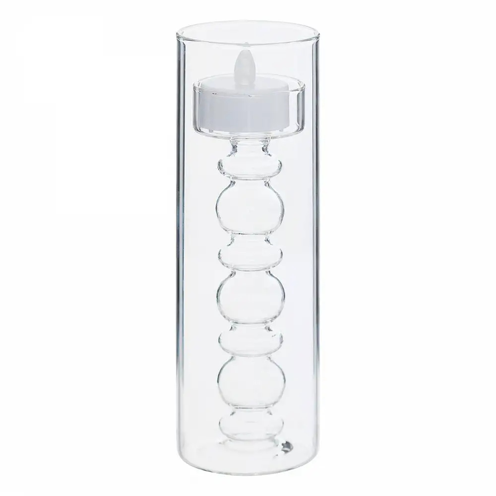 Atmosphera Σετ LED Κεριών με Βάση - Διάμετρος 6 x Ύψος 19 εκ. 211647