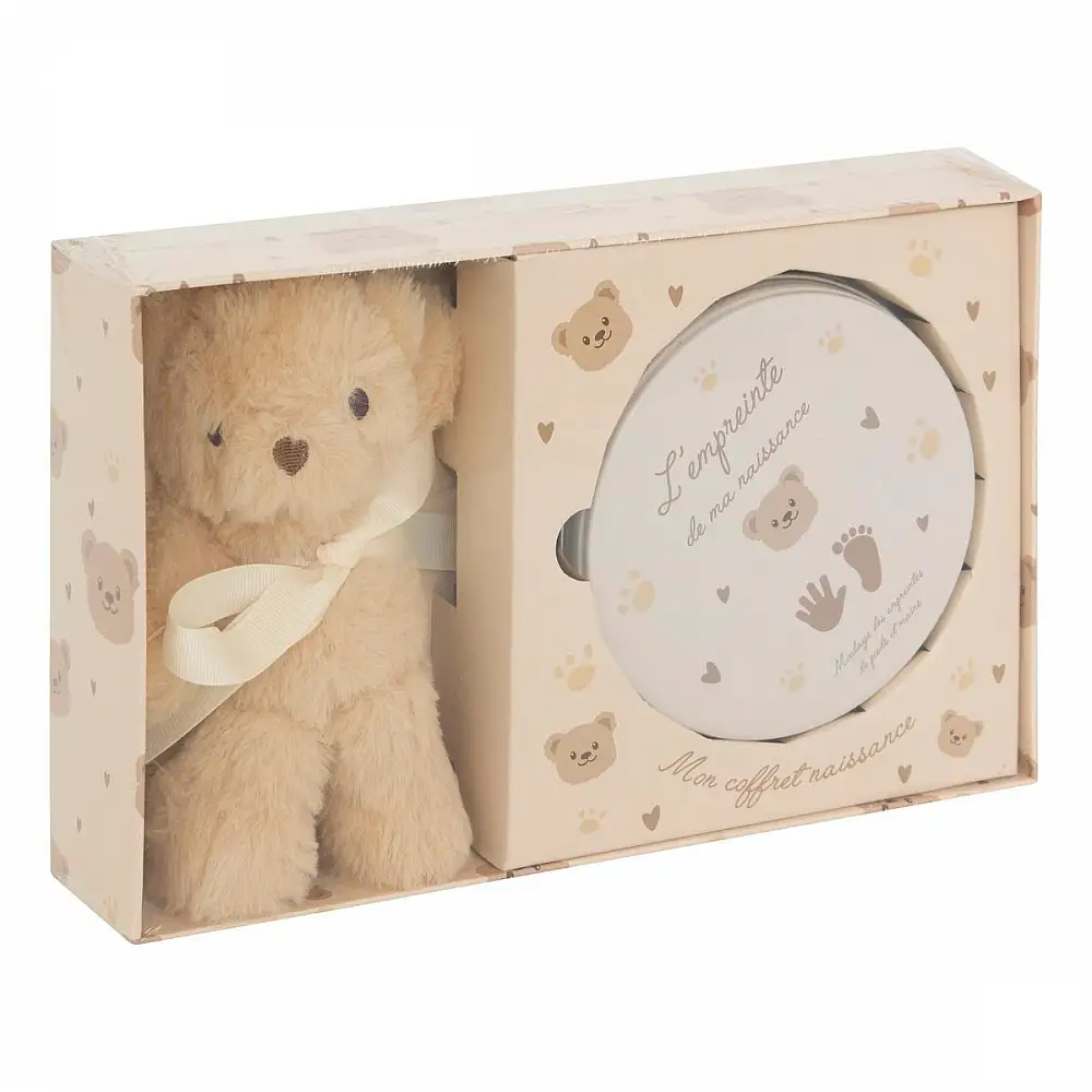 Atmosphera Σετ Λούτρινο Αρκουδάκι και Κιτ Αποτυπώματος 28,2 x 17,5 x 6,1 cm 195841B