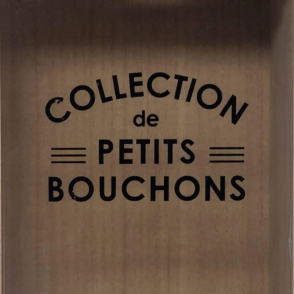 Atmosphera Κάβα Ξύλινη 6 θέσεων με Μεταλλικό Σταντ και Δοχείο για Φελλούς 168388