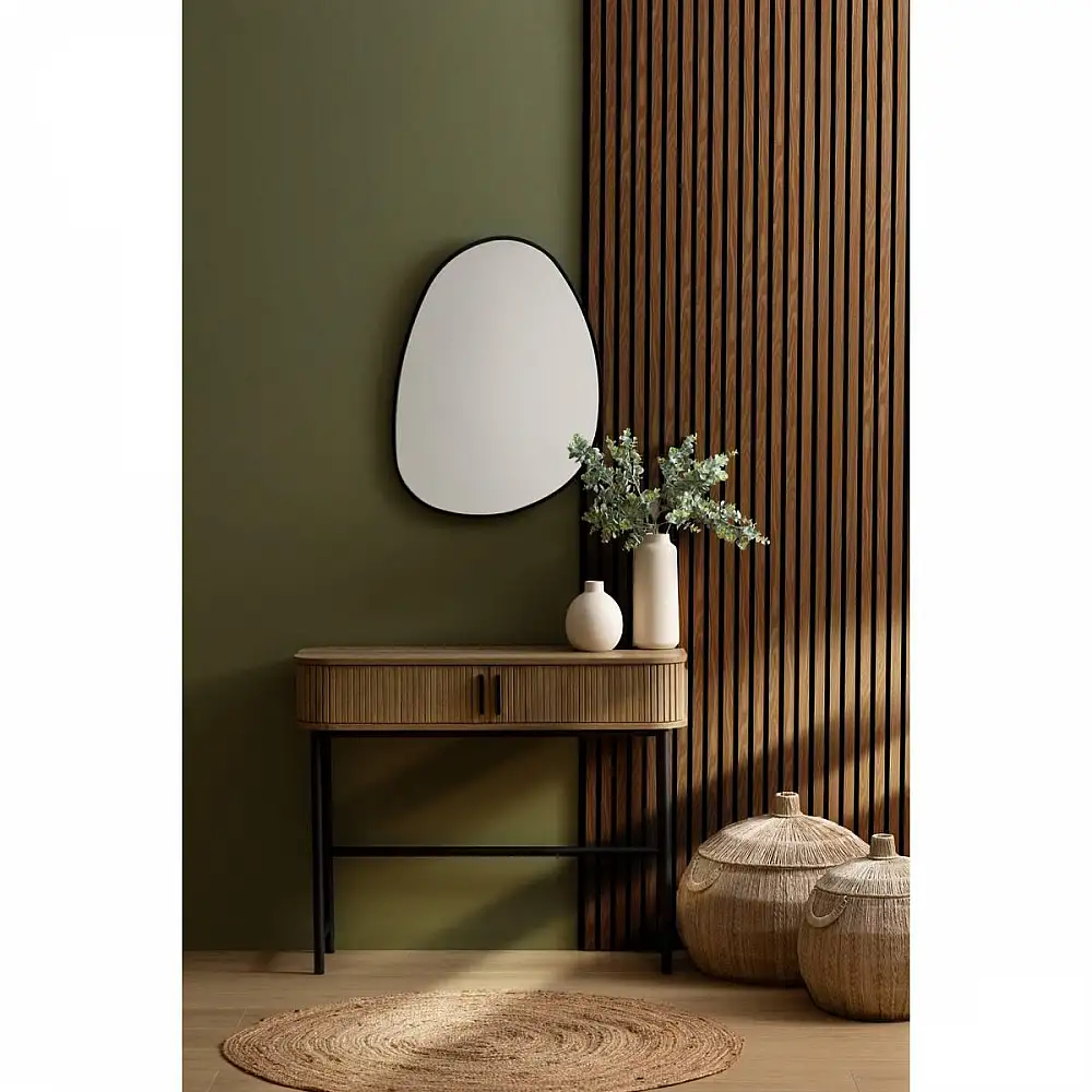 Atmosphera Δίφυλλη Κονσόλα Σκανδιναβικού Στυλ με Αποθηκευτικό Χώρο, 100 x 35 x 80,5 εκ. 184922