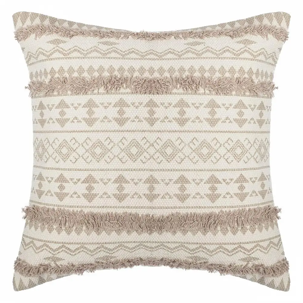 Atmosphera Διακοσμητική Μαξιλαροθήκη 100% Βαμβακερή με Κροσσάκια (50x50 cm) 156173D