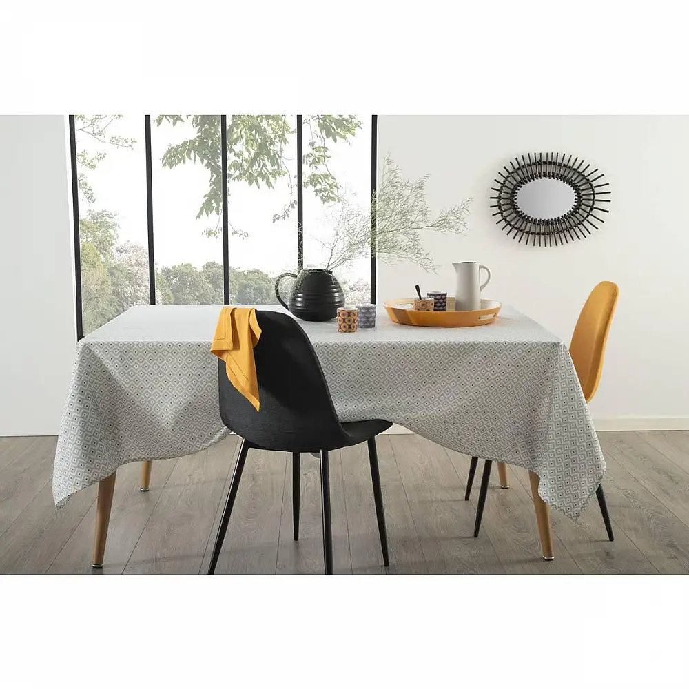 Atmosphera Παραλληλόγραμμο Τραπεζομάντηλο Έθνικ Γκρι - 160x220cm 163930B