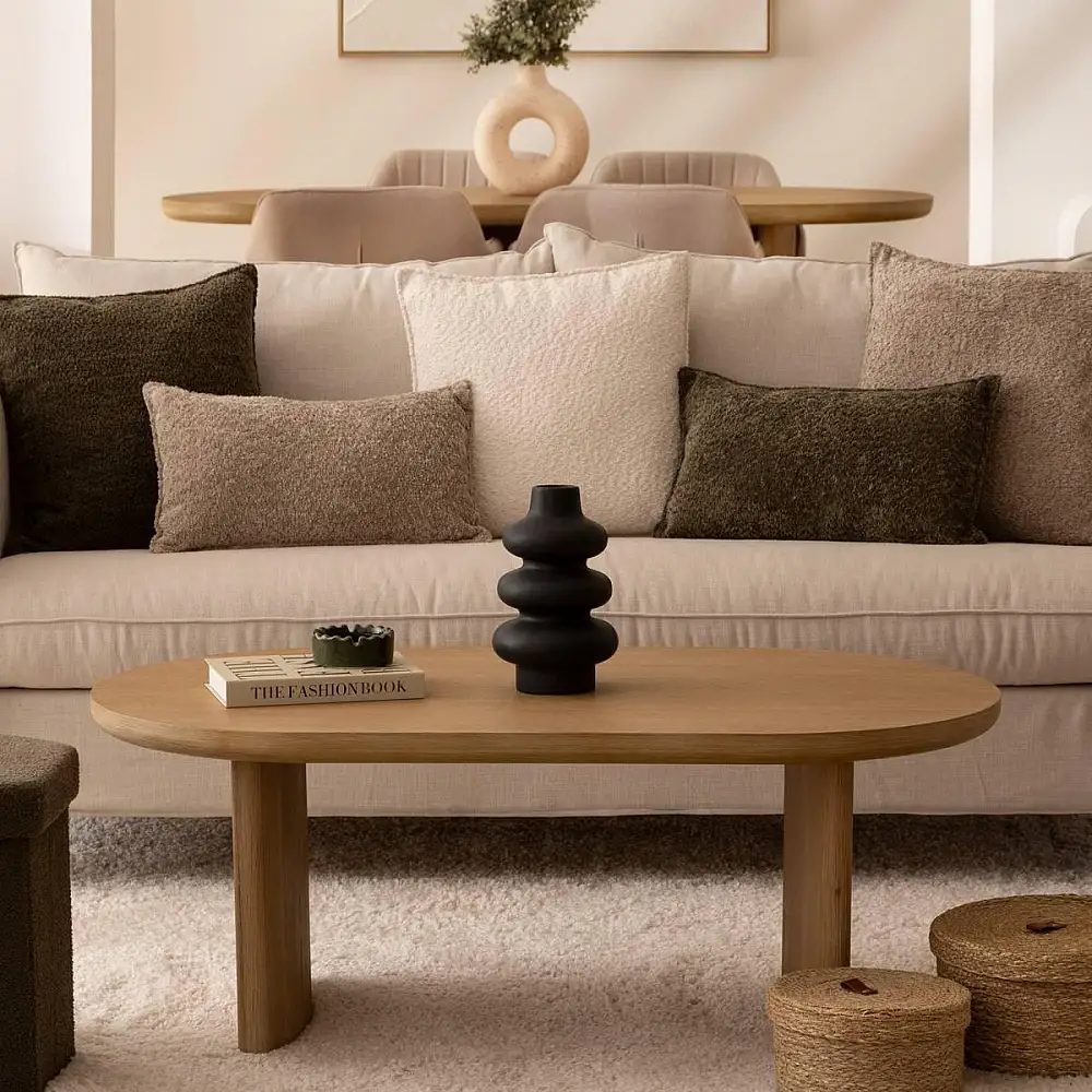 Atmosphera Μαξιλάρι Διακόσμησης Ιβουάρ 45x45 εκ. 204403A