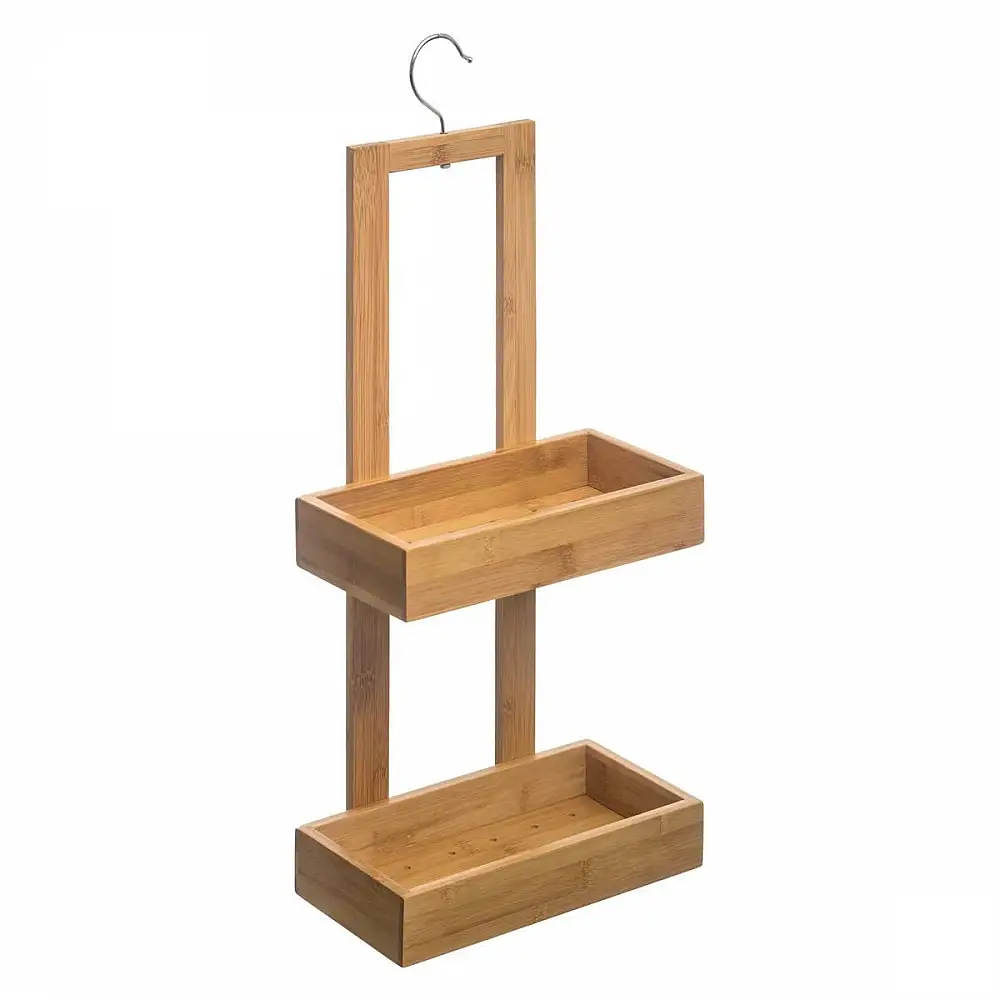 5FIVE Simply smart Οργανωτής Μπάνιου 2 Επιπέδων από Bamboo 26x14,2x60,5 εκ. Caddy 155986
