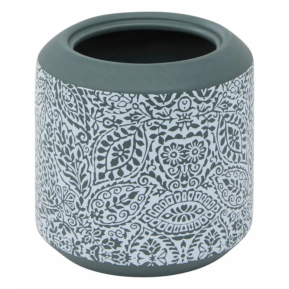 5FIVE Simply smart Κεραμικό Πιγκάλ Μπάνιου Επιδαπέδιο με Μπρούτζινη Λαβή "Arboria" 211409A