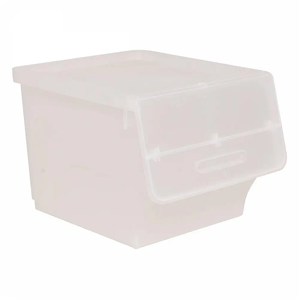 5FIVE Simply smart Πλαστικό Κουτί Αποθήκευσης 34Lt Στοιβαζόμενο, Λευκό 173616