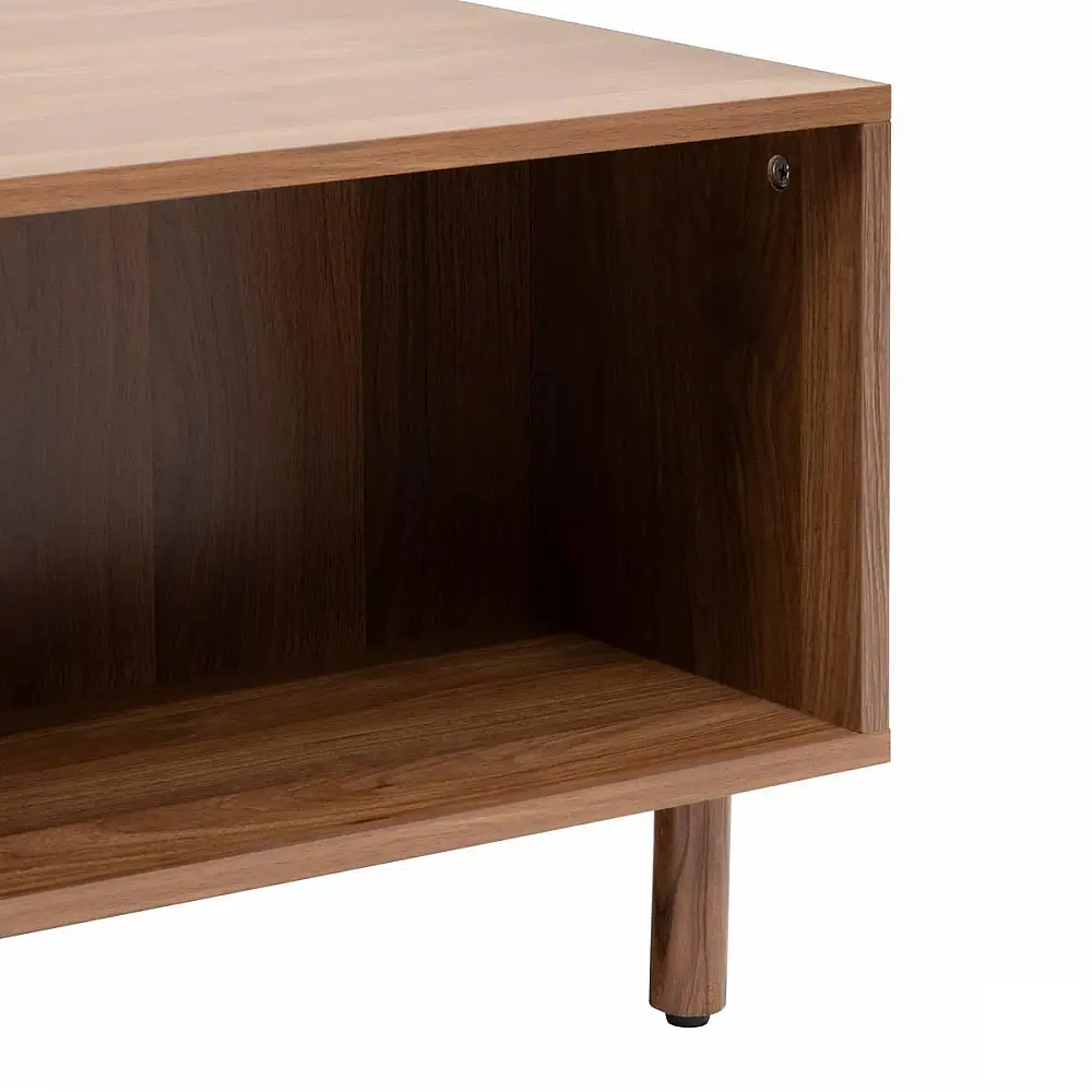 5FIVE Simply smart Τραπεζάκι Σαλονιού Slidy σε Σκούρο Ξύλινο Φινίρισμα - 108 x 60 x 42 εκ. 193609