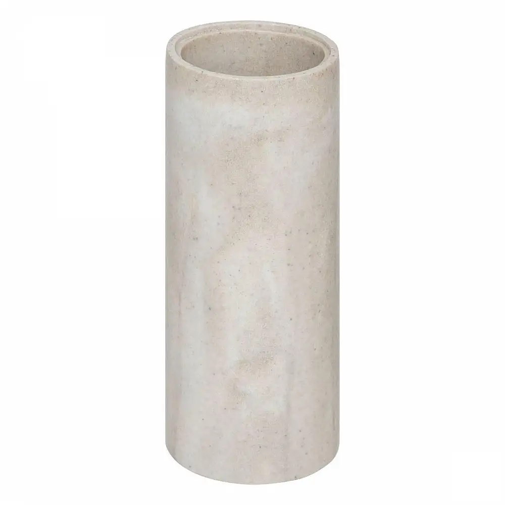 5FIVE Simply smart Πιγκάλ Τουαλέτας Εκρού με Εφέ Μαρμάρου και Ξύλινη Λεπτομέρεια - Κεραμικό με Μεταλλική Λαβή 200160A