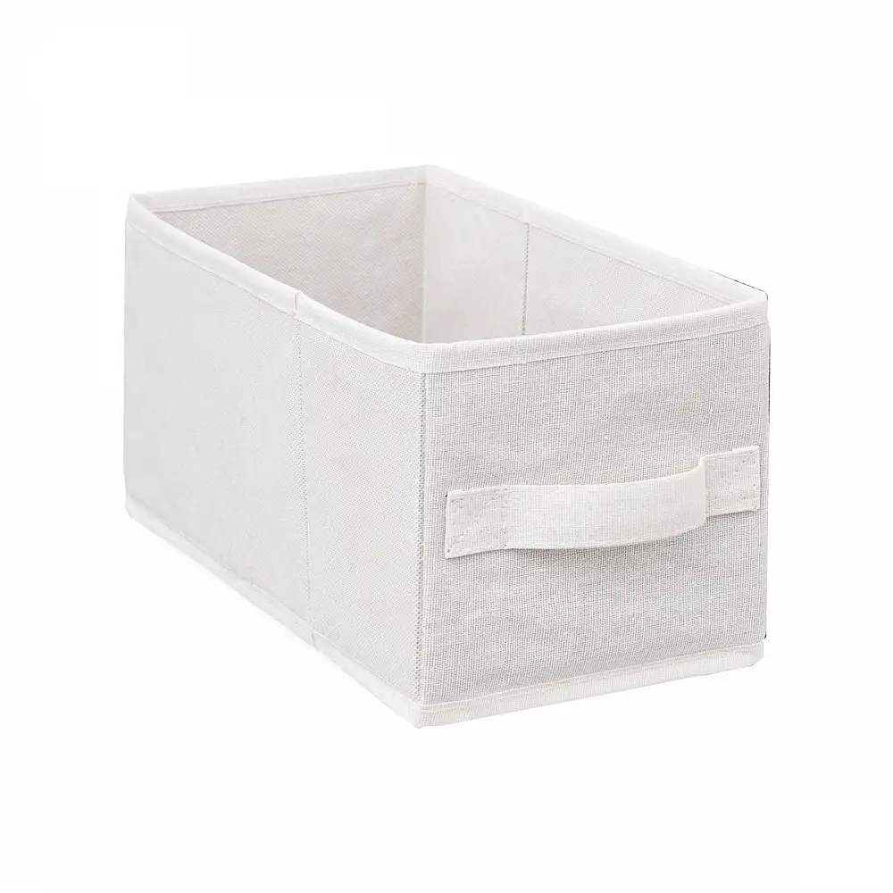 5FIVE Simply smart Συρταριέρα Οργάνωσης 4 Θέσεων, Ξύλο Bamboo & Λευκό Polyester 174903