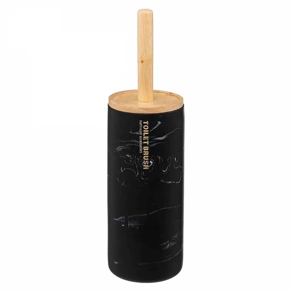 5FIVE Simply smart Πιγκάλ Τουαλέτας από Πολυρητίνη με Χρυσές Λεπτομέρειες και Bamboo Καπάκι 160940B