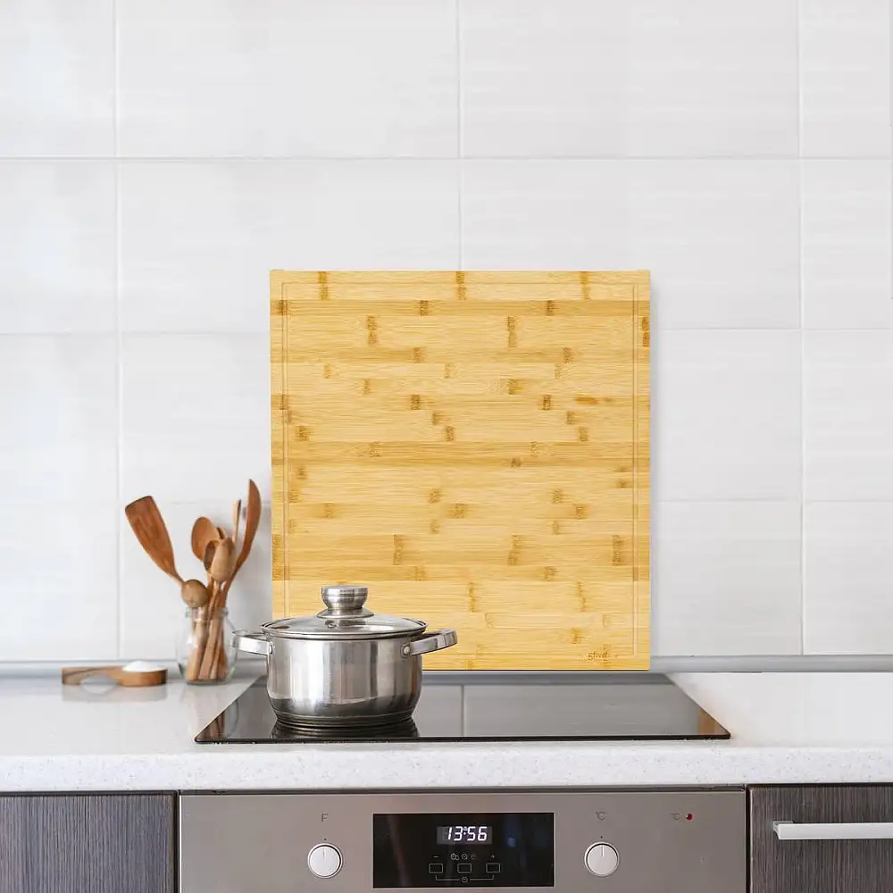 5FIVE Simply smart Ξύλο Κοπής από Μπαμπού με Κανάλι Συλλογής Υγρών για Προστασία Πάγκου 189620