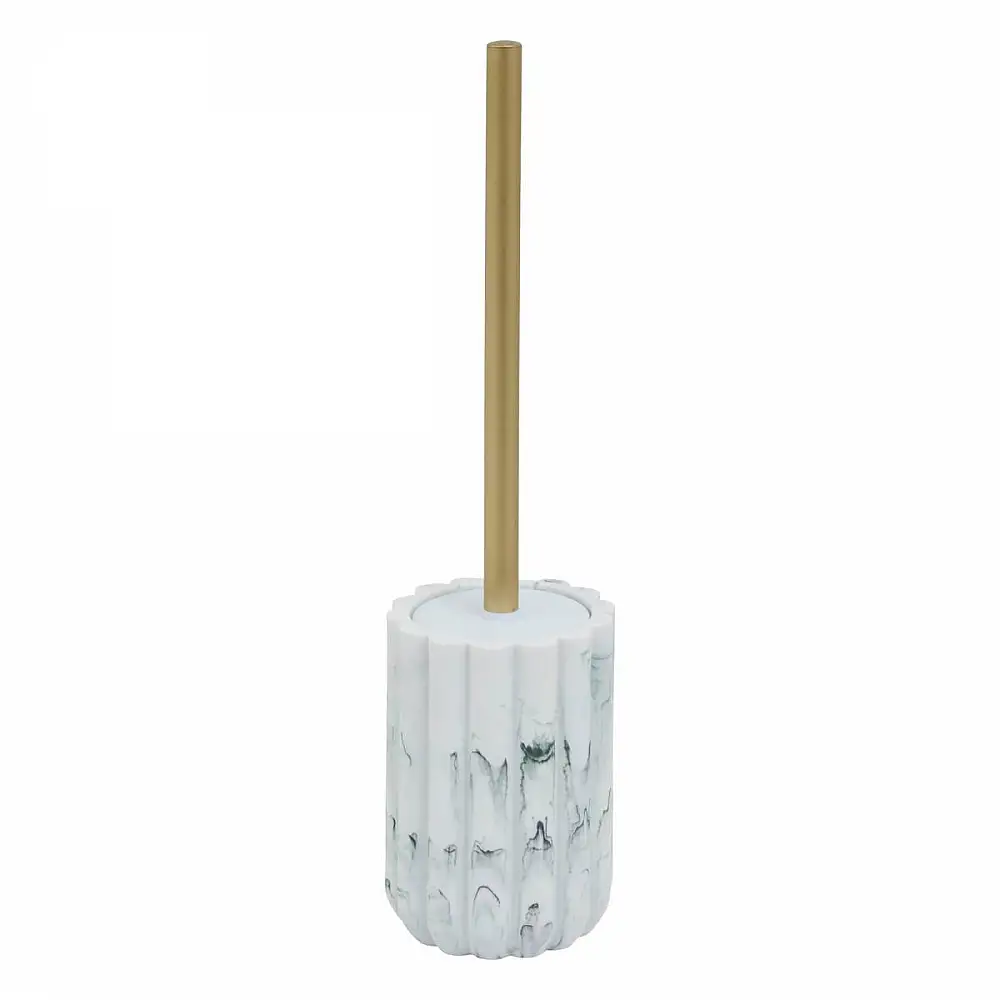 5FIVE Simply smart Πιγκάλ Τουαλέτας με Μαρμάρινη Υφή και Χρυσή Λαβή 213323