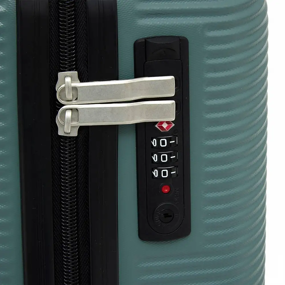 5FIVE Simply smart Ανθεκτική Βαλίτσα Καμπίνας ABS με 8 Ρόδες, 36 x 20 x 45 cm Πράσινη 213501B