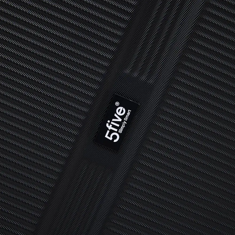 5FIVE Simply smart Ανθεκτική Βαλίτσα Καμπίνας ABS με 8 Ρόδες, 36 x 20 x 45 cm Black 213501