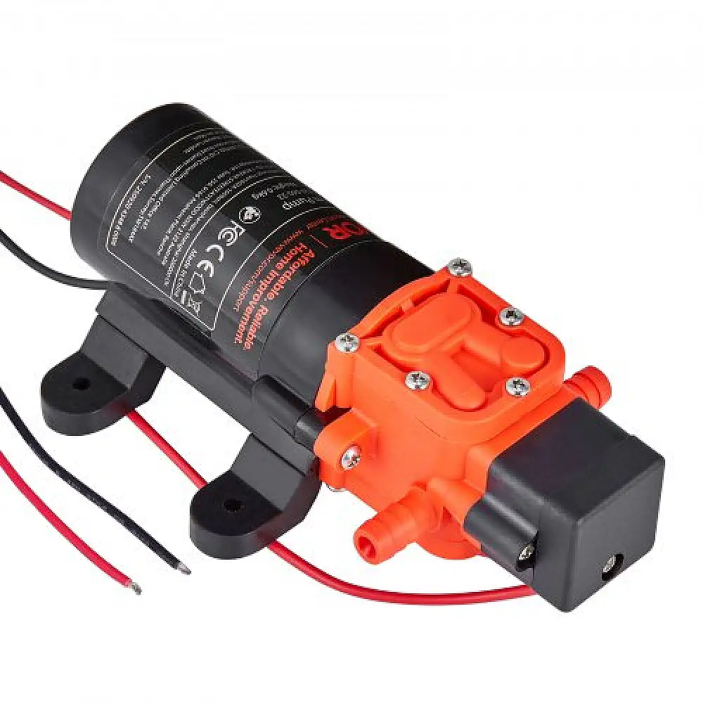 VEVOR Αντλία Νερού 12V DC 1.2 GPM, Αυτοαναρρόφησης, 80 PSI, Αθόρυβη Λειτουργία για Ρεβ, Καραβάνι, Ναυτιλία, Κηπουρική DDGMSBMNX12V9N79Y001V9