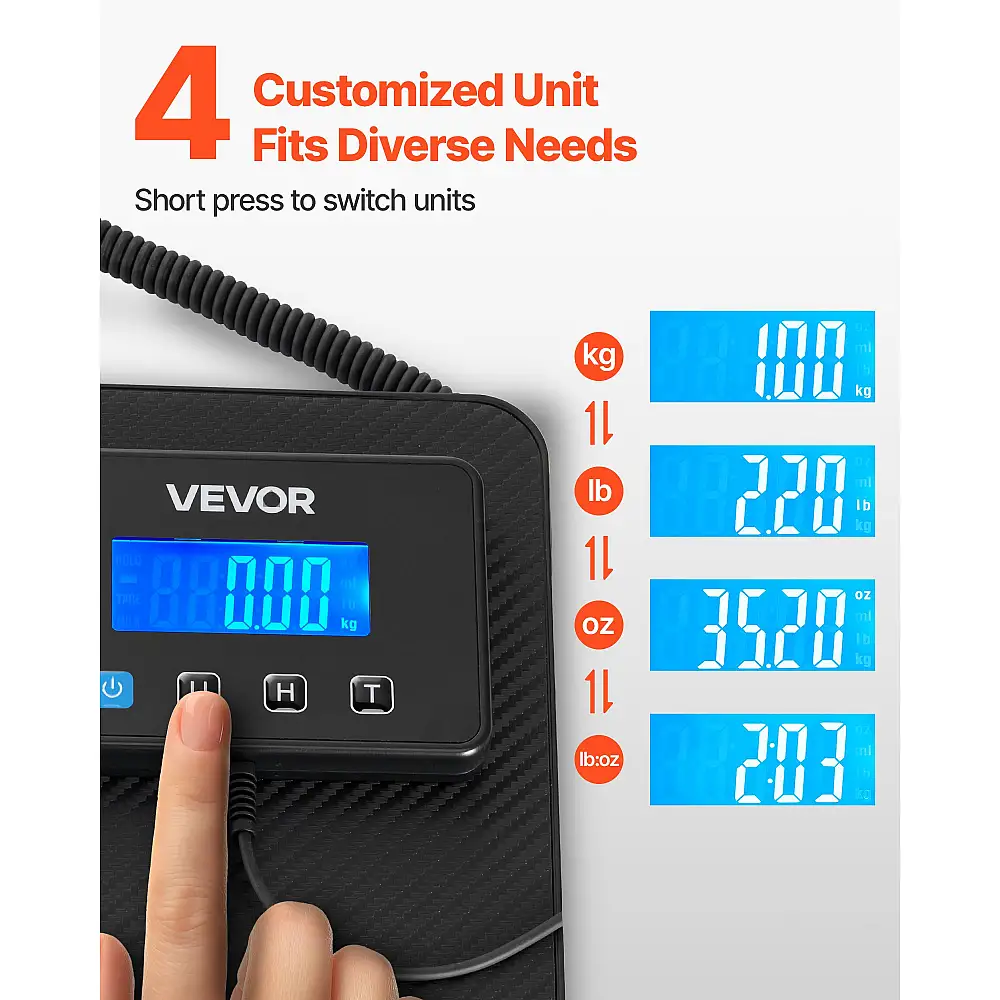 VEVOR Ζυγαριά Ακριβείας 10g-100g, Αντοχή 200kg FTTCYX10G1113M56E001V9