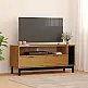 vidaXL Έπιπλο Τηλεόρασης "FLAM" 110x40x50 εκ. από Συμπαγές Ξύλο Πεύκου 357820