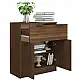 vidaXL Κλασική Συρταριέρα από Καφέ Δρυ 60x30x70 εκ, από Συνθετικό Ξύλο 816993