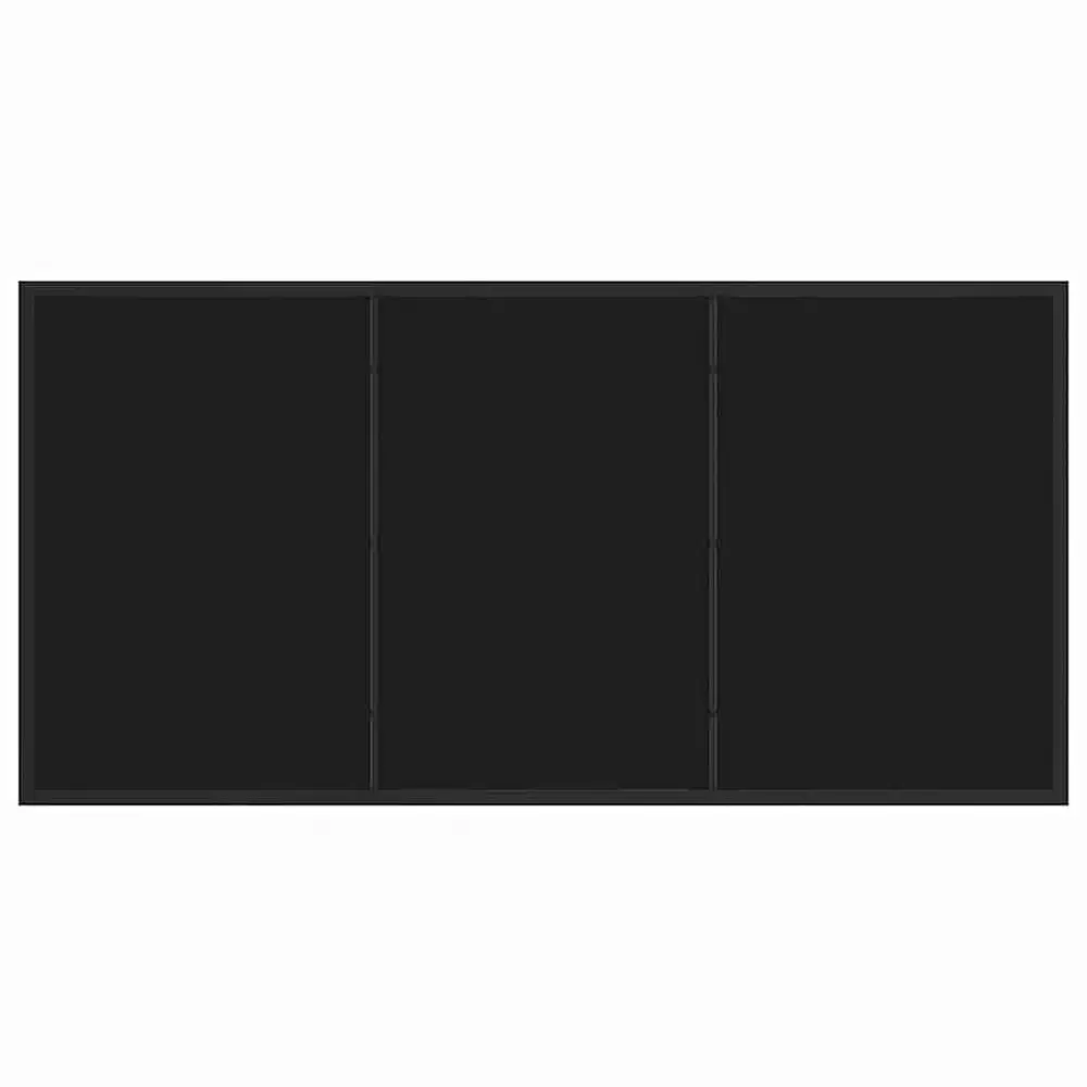 vidaXL Σετ Τραπεζαρίας Κήπου 5 Τεμαχίων με Μαξιλάρια, Μαύρο Πολυρατάν 3379424