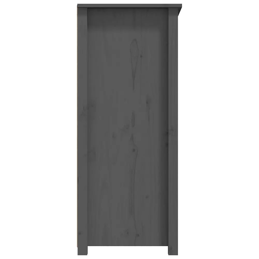 vidaXL Γκρι Μπουφές από Μασίφ Ξύλο Πεύκου 83x41,5x100 εκ 821514