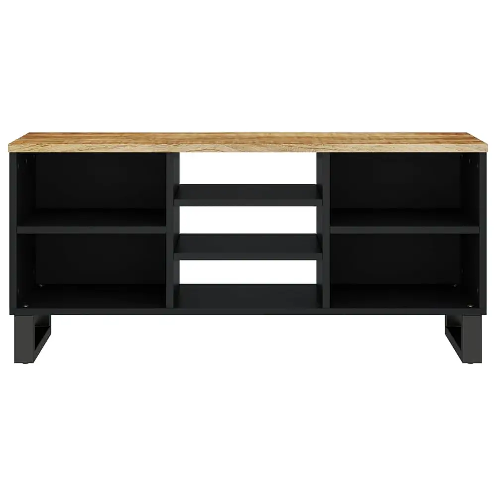 vidaXL Ντουλάπι Τηλεόρασης 100x33x46 εκ. από Μασίφ Ξύλο Μάνγκο & Κατεργασμένο Ξύλο 351966