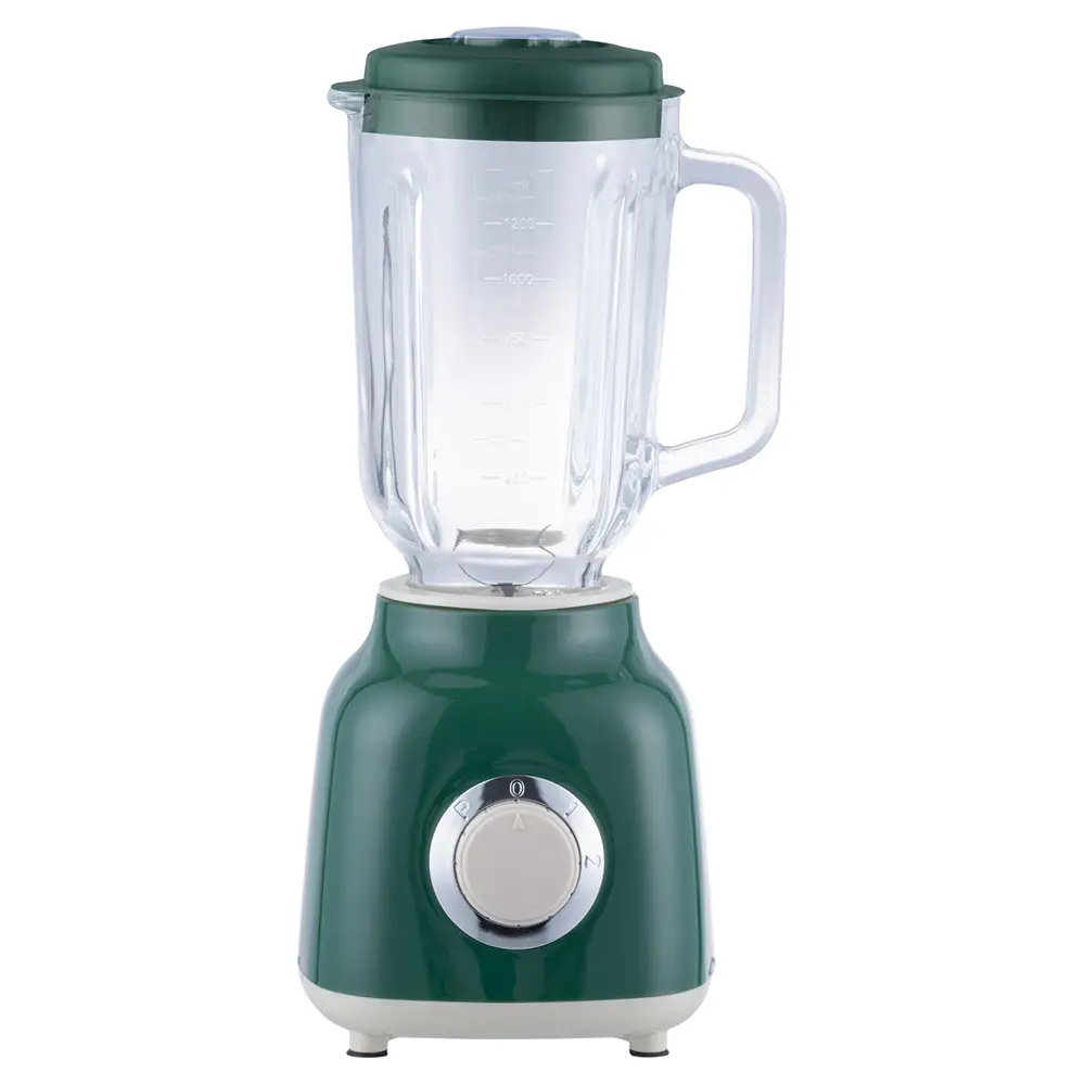 Kooper Πράσινο και Ελεφαντόδοντο Ηλεκτρικό Μπλέντερ με Γυάλινη Ανθεκτική Κανάτα 1,5L, Λεπίδες από Ανοξείδωτο Ατσάλι, 2 Ταχύτητες, 500W - Kooper 5921370