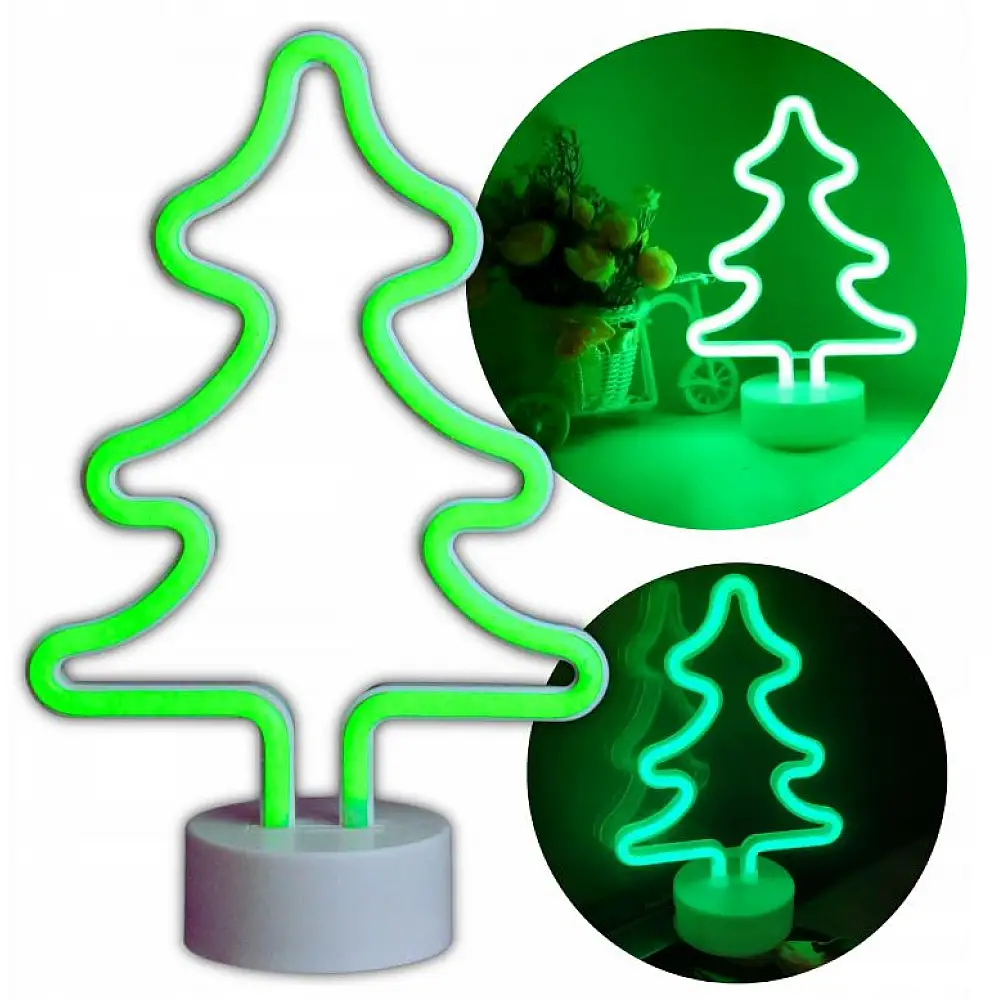 SPM Λάμπα Νυχτός LED Νεόν Οπτική Χριστουγεννιάτικη Διακόσμηση Δέντρου 5908222238230