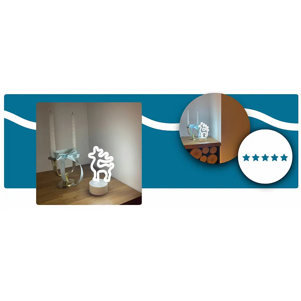 SPM Λάμπα Νυχτός RENIFER σε Σχήμα Τάρανδου για Χριστουγεννιάτικη Διακόσμηση 5908222238247