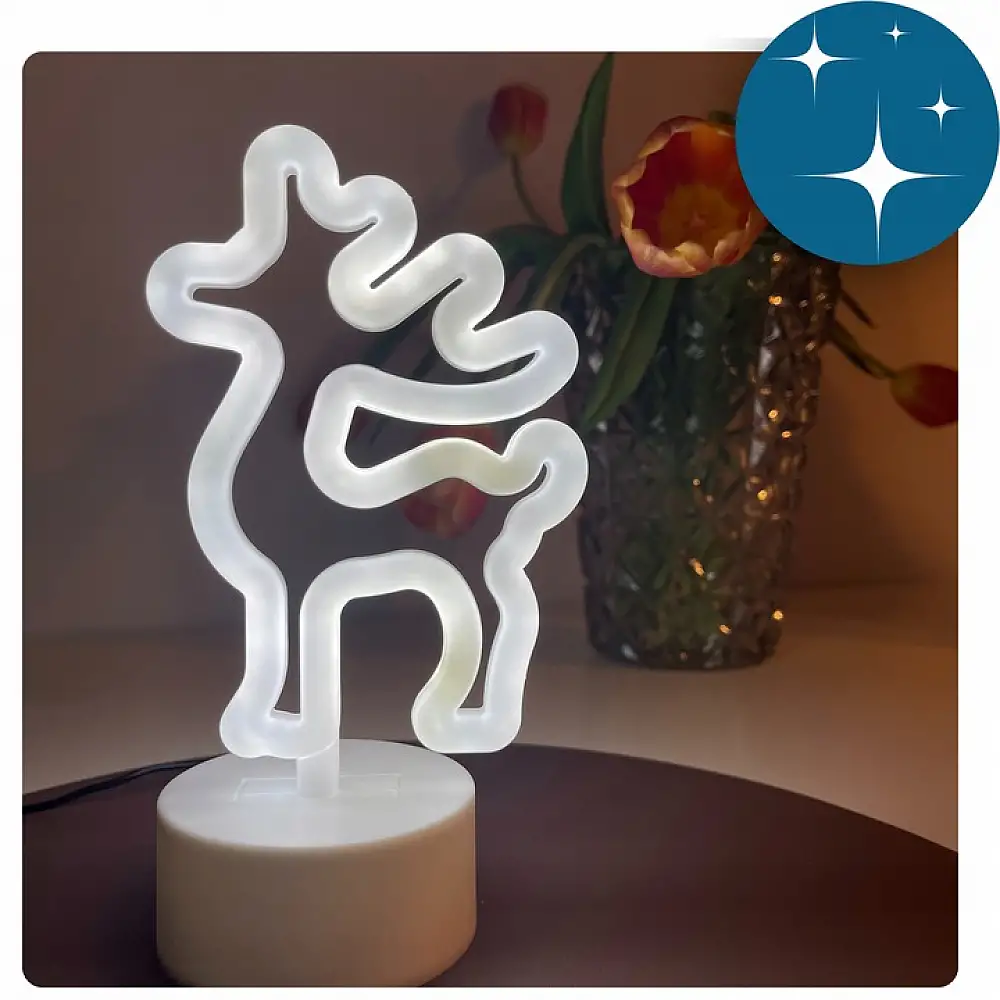 SPM Λάμπα Νυχτός RENIFER σε Σχήμα Τάρανδου για Χριστουγεννιάτικη Διακόσμηση 5908222238247