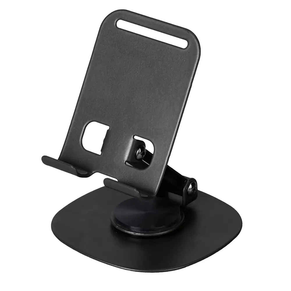 Kooper Ρυθμιζόμενη Βάση Στήριξης Smartphone από Περιστρεφόμενο Ανθρακούχο Χάλυβα, Μαύρο - Kooper 5920983
