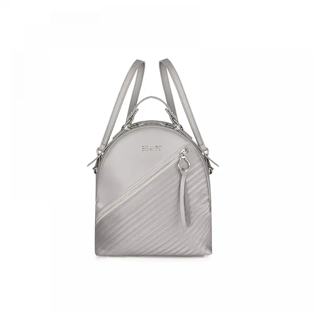 Γυναικεία Τσάντα Πλάτης Χρώματος Ασημί Beverly Hills Polo Club 406 657BHP0682
