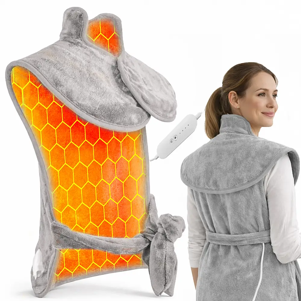 BAKAJI Ηλεκτρική Θερμοφόρα Πλάτης και Αυχένα Mantellina με Χειριστήριο και 4 Επίπεδα Θερμότητας 02001629