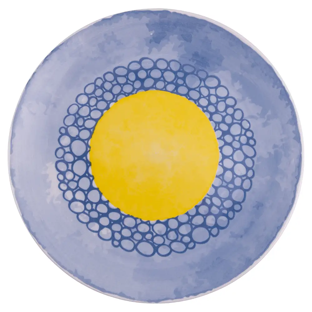 Villa d'Este Home Σετ Πιάτων 18 Τεμαχίων από Πορσελάνη και Γκρες για 6 Διαφορετικές Θέσεις Τραπέζης "Marea" 2195378