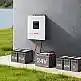 VEVOR 4000W Υβριδικός Ηλιακός Μετατροπέας, 24V DC σε 230V AC, Καθαρό Ημίτονο, Με Ενσωματωμένο 120A MPPT και WiFi, Για Μπαταρίες Μολύβδου & Λιθίου - Εκτός Δικτύου LWNKYTJGP2308WYMP001V7