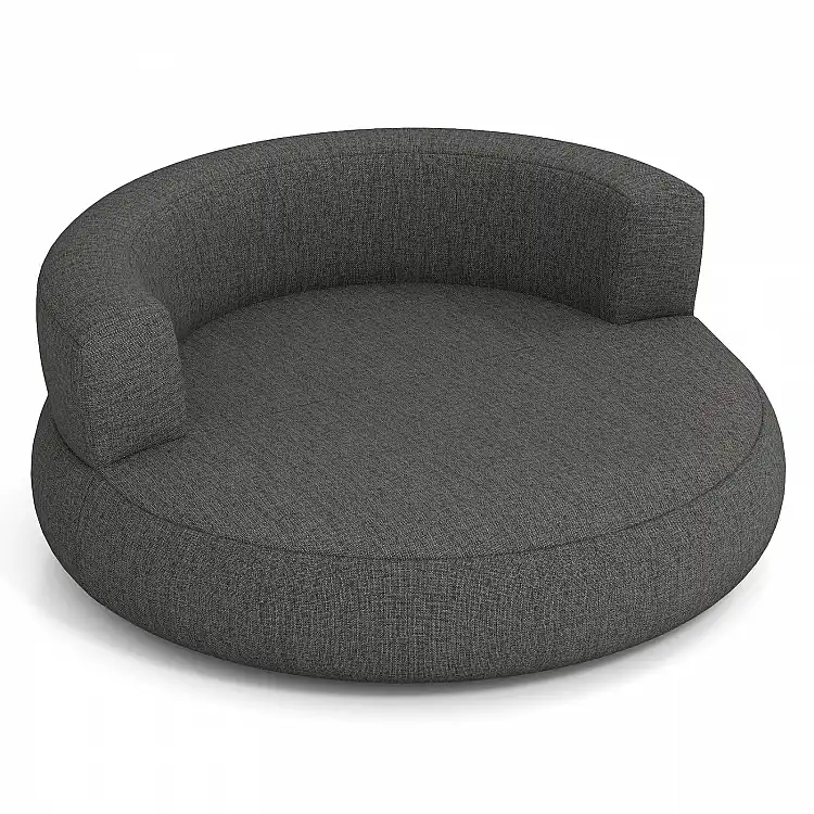 Costway Καναπές Φουσκωτός Lounger με Αποσπώμενο Κάλυμμα, Ευρύχωρη Επιφάνεια Ξαπλώματος σε Γκρι Χρώμα 61 x 164 x 160 cm HV10823GR