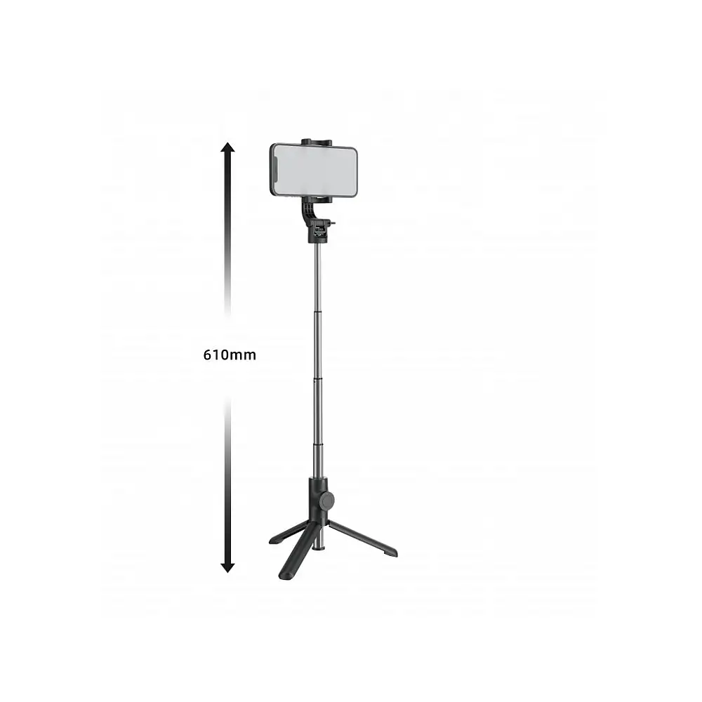 SWISSTEN Tηλεσκοπικό Τρίποδο Selfie Stick PRO Bluetooth 8595217478879