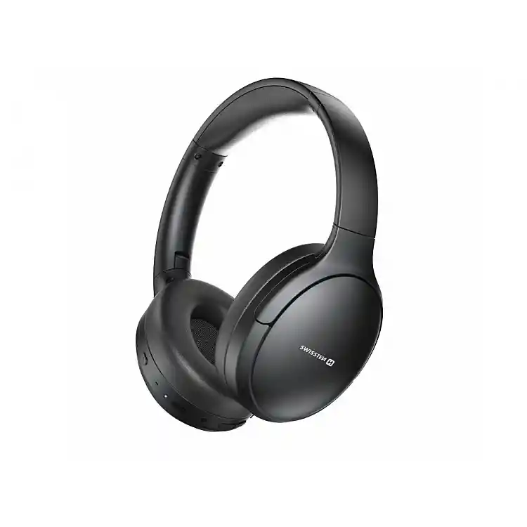 SWISSTEN Ασύρματα Ακουστικά Bluetooth ANC Pure, Μαύρο 8595217488359