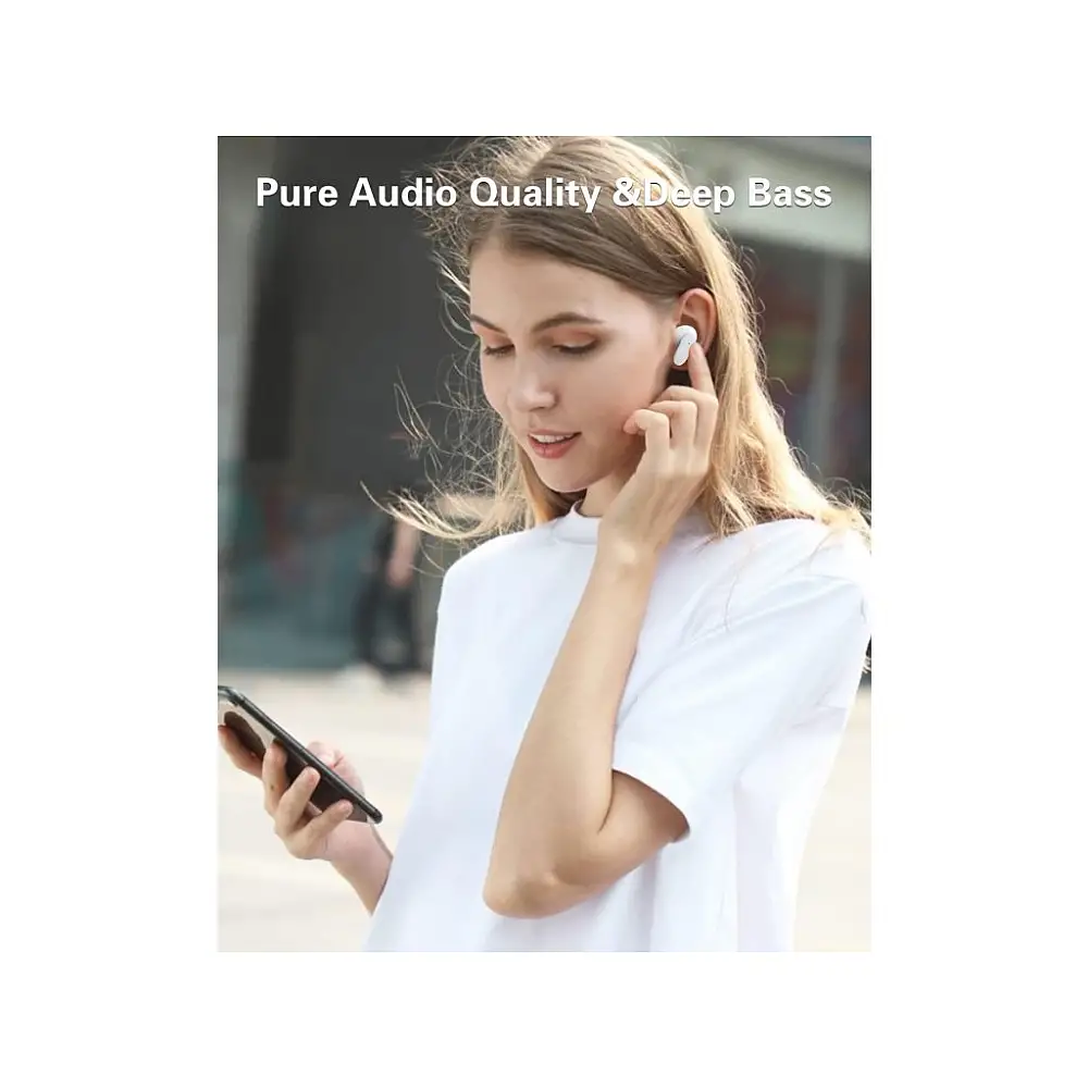 SWISSTEN Ασύρματα Ακουστικά Bluetooth TWS SONIC Μαύρο 8595217488298