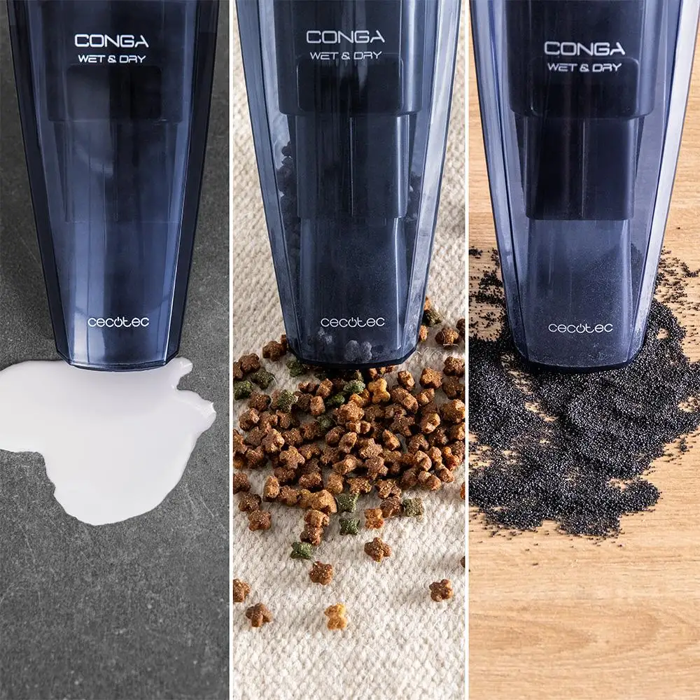 Cecotec Σκουπάκι Conga Rockstar 25,2V για κατοικίδια BLDC 25,2V - Για στερεά και υγρά, με δοχείο 500 ml, κατάλληλη για όλες τις επιφάνειες. CEC-115420