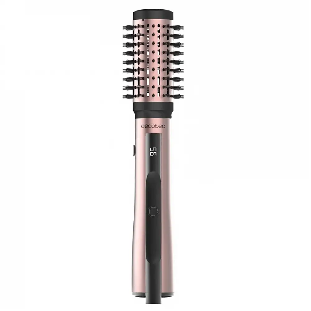 Cecotec Κεραμική Βούρτσα 3 σε 1 AirBrush, 1200 W Ιονική Βούρτσα, 3 Ταχύτητες, 3 Θερμοκρασίες, Μεταλλικό Ροζ CEC-116275